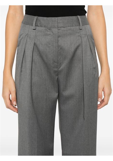 Pantaloni Sbiru dritti in lana in grigio Loulou Studio - donna LOULOU STUDIO | SBIRUGRY